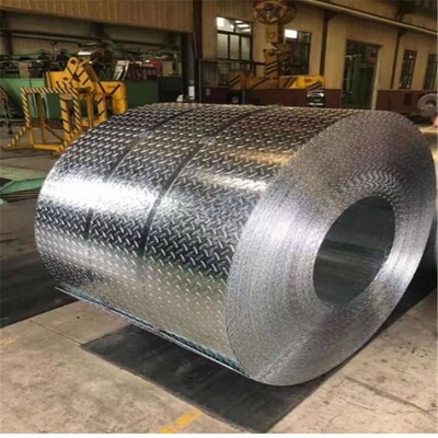 Q235 a galvanisé le feuillard quadrillé par métal de plat de contrôleur de 3M-6m PPGI de plat