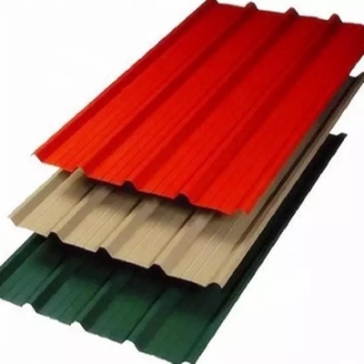 La feuille enduite de plat de couleur de PPGI a galvanisé la toiture rouge d'en de 0.12-3mm
