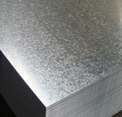 S250GD S550GD ASTM a galvanisé le métal 4x8 0.12MM-4.5MM de tôle d'acier