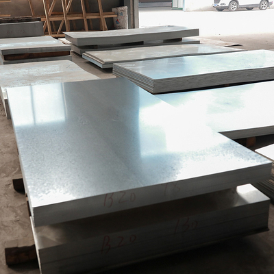 Le zinc DX51-40-275 a enduit la feuille enduite galvanisée 1000mm-12000mm de Gi de zinc de tôle d'acier