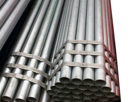 L'en galvanisée ronde du tuyau d'acier 12M 6M 6.4M 5.8-12M DIN a galvanisé le tube en acier
