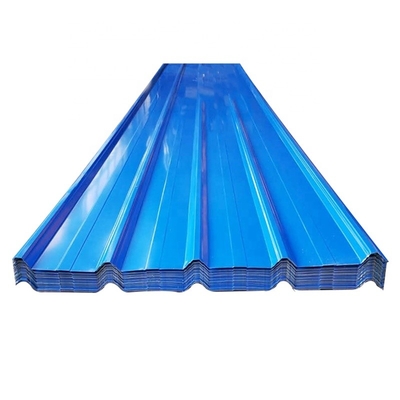 Le toit couvre de tuiles le métal ondulé la feuille qu'en aluminium a galvanisé les panneaux ondulés de toit en métal