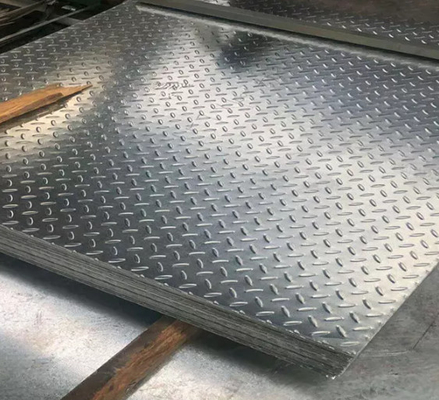 Le Gi de Q195 Q345 A36 a quadrillé l'acier de tôle de chaudière du plat 1.2MM 2.0MM 4.5MM ASTM