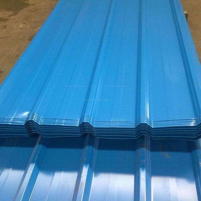 Le plat enduit de couleur de DX51D Z60 a galvanisé la décoration bleue de mur de tôle d'acier