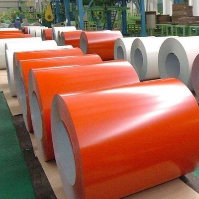 la couleur de 1.2mm la plaine qu'enduite couvre la couleur rouge a enduit la feuille BS ASTM gigaoctet de toiture