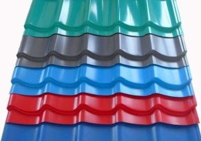 Coupant la toiture enduite de poinçon de couleur de Gi couvre 6000mm pour Buliding