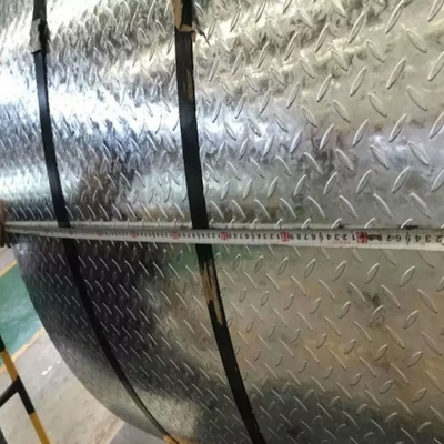 SGCC CGCC a galvanisé la largeur DX51D des matériaux de toiture de plat de Chequer 600mm