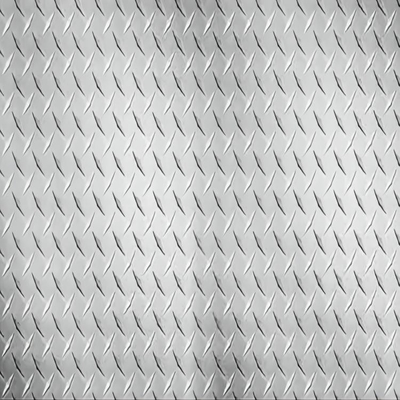 1050 1100 3003 5052 Plat à carreaux en aluminium de diamant de relief pour des panneaux de signalisation routière