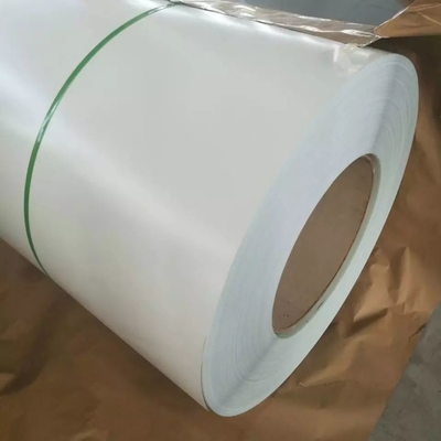 Bobine en acier galvanisée enduite d'une première couche de peinture de la couleur blanche PPGI de Z200 pour faire des tableaux blancs