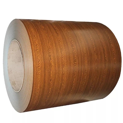 La couleur de marbre en bois de PPGI a enduit la bobine en acier 1250mm PPGL A755 pour la décoration à la maison
