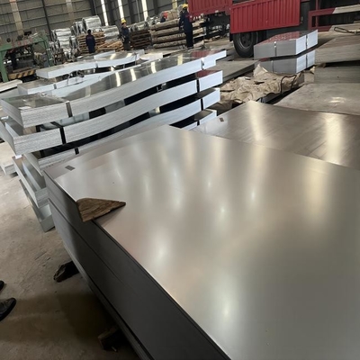 JIS G3302 a galvanisé la tôle d'acier SGCC Z275g revêtement de paillette de 4 pouces