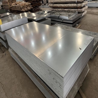 JIS G3302 a galvanisé la tôle d'acier SGCC Z275g revêtement de paillette de 4 pouces