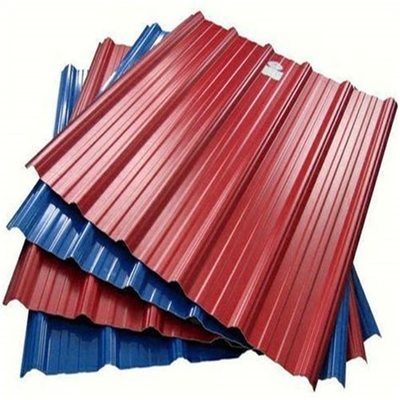 La mesure couvrante en acier ondulée galvanisée de la feuille 40g 60g 28 zinguent le métal enduit de fer