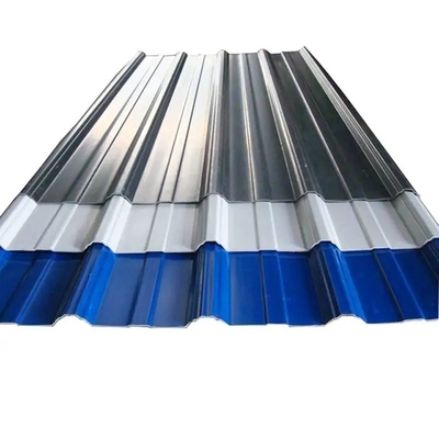 La couleur de toiture de zinc a enduit la tôle en fer le Gi en acier galvanisé en métal a ridé 2000mm