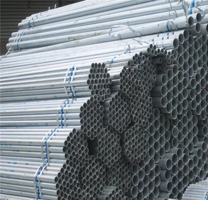 Tubes en acier galvanisé rond 1 pouce 1,5 pouce 2 2,5 pouces 4 pouces SS400 Q195 Q235