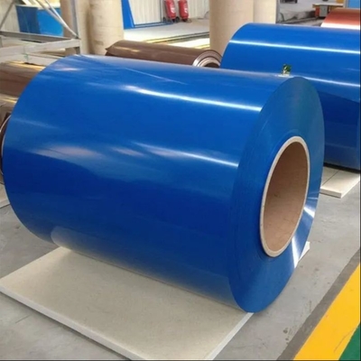 PPGI prépeint Coil d'acier galvanisé en trempage à chaud DX51D G550 Matériaux de construction Lissé plat