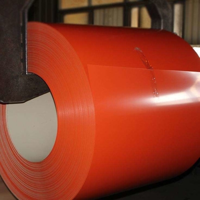 PPGI prépeint Coil d'acier galvanisé en trempage à chaud DX51D G550 Matériaux de construction Lissé plat