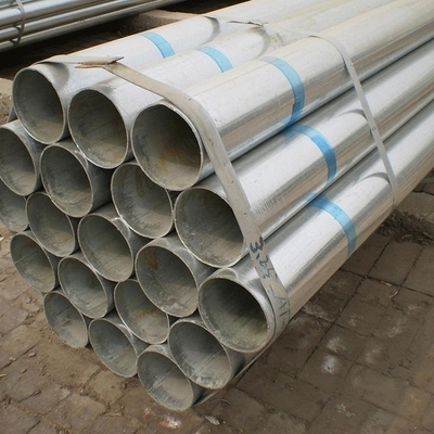 Q345 Tubes rondes en acier galvanisé à chaud à haute ténacité pour le gaz naturel