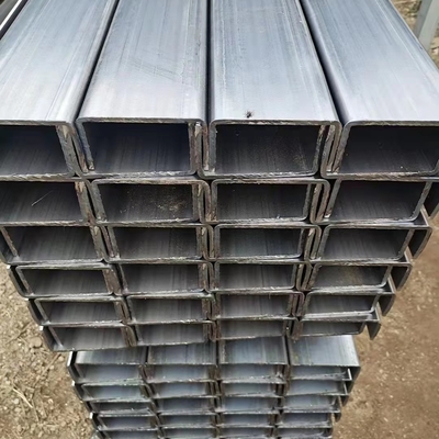 A53 Q195 Q235 Canaux galvanisés AISI ASTM Charpente de construction à profil en acier haute intensité