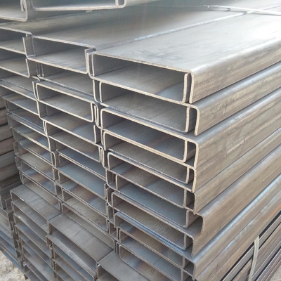 A53 Q195 Q235 Canaux galvanisés AISI ASTM Charpente de construction à profil en acier haute intensité