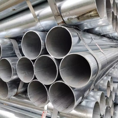 Astm A36 A53 1 2 Pipe galvanisée à chaud Q235b Q345a Erw soudé rond dans le gaz pétrolier