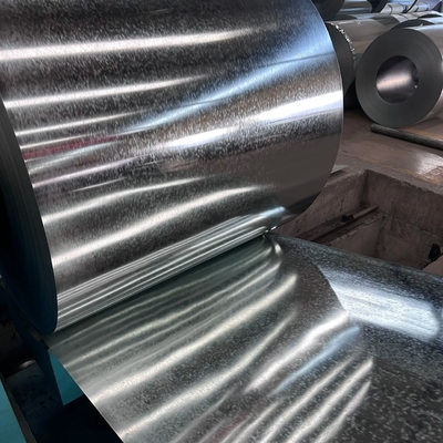 0.6mm bobines en acier zinc G550 ST37 DC54D DC56D dans le secteur industriel anticorrosion