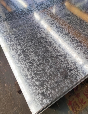 Plaque d'acier galvanisé Q195 Q345 à chaud 100 mm 500 mm 1000 mm Largeur pour les bâtiments