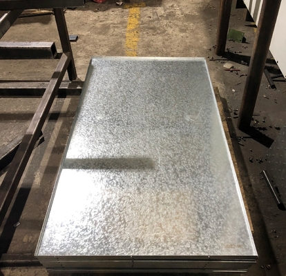 Plaque d'acier galvanisé Q195 Q345 à chaud 100 mm 500 mm 1000 mm Largeur pour les bâtiments