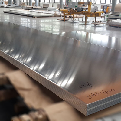 Plaque en alliage de feuille d'aluminium/aluminisé ASTM 5083 H116 5052 5083 Épaisseur 1 mm 2 mm