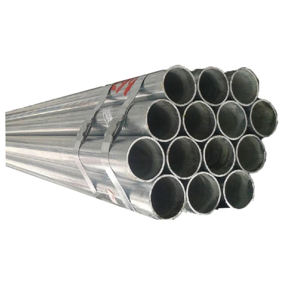 Pipe en acier galvanisé Q195 Q345 à chaud 5,8 m 6 m 12 m Longueur ronde/carré/rectangulaire