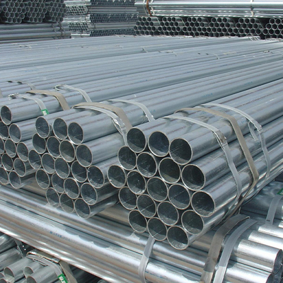ISO9001 Q195 Q345 Matériau tuyau en acier galvanisé à chaud pour la construction