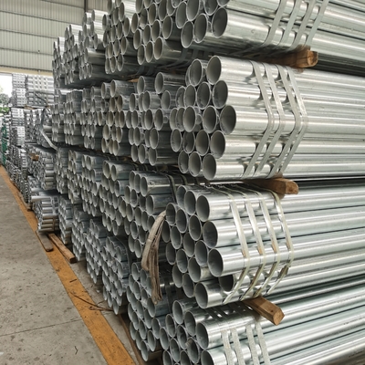 Pipe en acier galvanisé de diamètre extérieur 28 mm ASTM A572 pour matériaux d'échafaudage