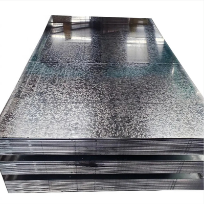 Plaques galvanisées ondulées plates épaisseur 1,2 mm JIS G3302 SGCC Zinc recouvert