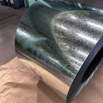 0.6mm bobines en acier zinc G550 ST37 DC54D DC56D dans le secteur industriel anticorrosion